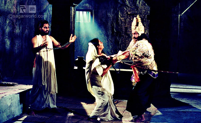 kans snatches devki's child