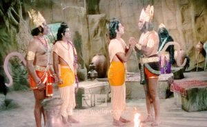 Sugreeva and Ram pledged their friendship, with fire as their witness