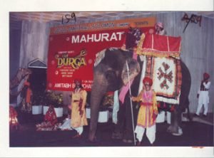 Decorated Elephants to greet Michael Solomon and Ashok Amritraj Decorated Elephants to greet Michael Solomon and Ashok Amritraj