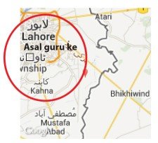 Guruke village 40 kilometers east of Lahore