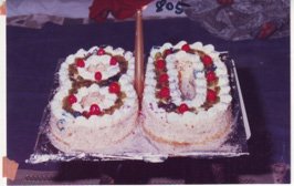The celebration of reaching 80 years of age